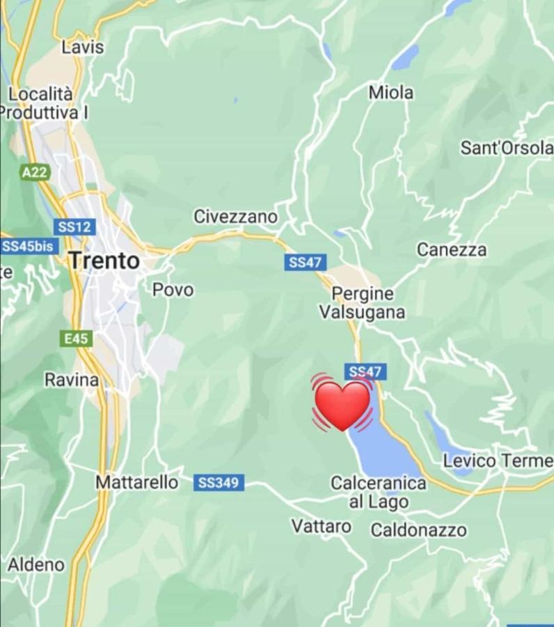 Appartamento Ca' dei Cigni Calceranica al Lago Esterno foto